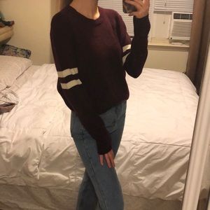 Maroon Oversized Sweater
